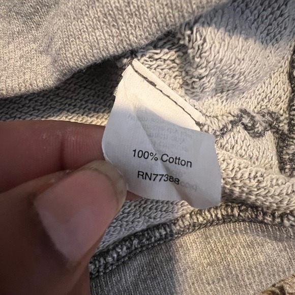 J.Crew Womens Heather Grey 100% Cotton French Terry Scoop Neck Sweatshirt Size M - Picture 5 of 6